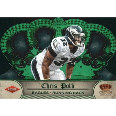 2012 Crown Royale Green #166 Chris Polk