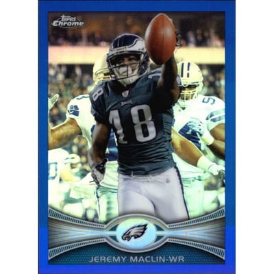 2012 Topps Chrome Blue Refractors #59 Jeremy Maclin