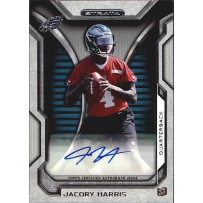 2012 Topps Strata Rookie Autographs #RAJH Jacory Harris