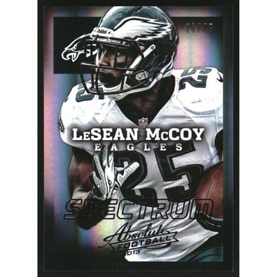 2013 Absolute Spectrum Black #75 LeSean McCoy