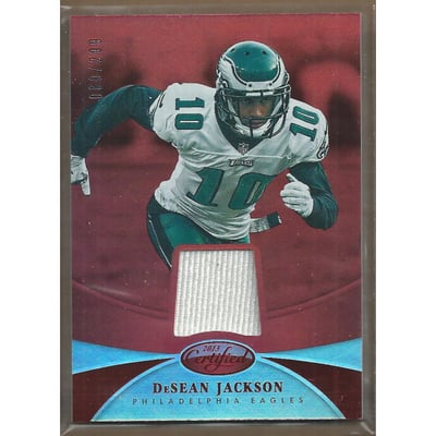 2013 Certified Mirror Red Materials #21 DeSean Jackson/299