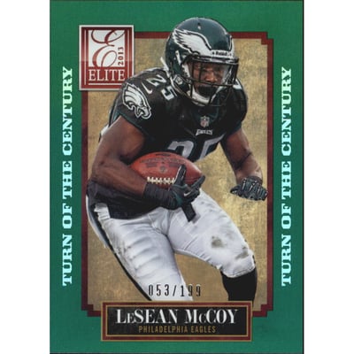 2013 Elite Turn of the Century #75 LeSean McCoy