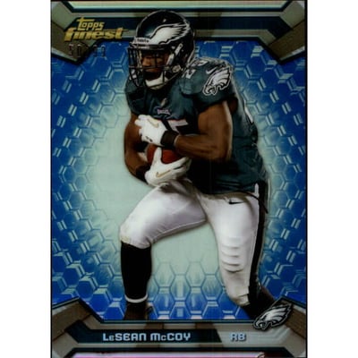 2013 Finest Blue Refractors #92 LeSean McCoy