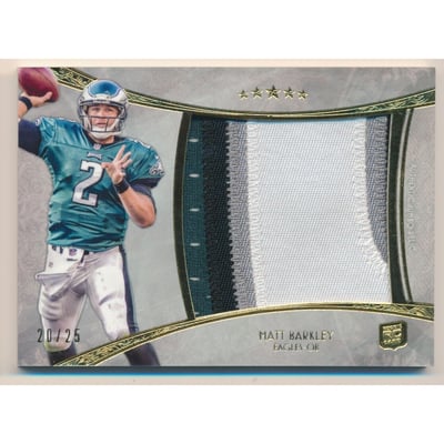 2013 Topps Five Star Jumbo Jerseys Gold #FSJJRMB Matt Barkley