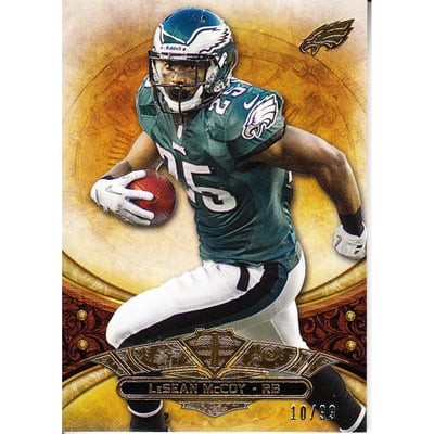 2013 Topps Triple Threads Gold #54 LeSean McCoy