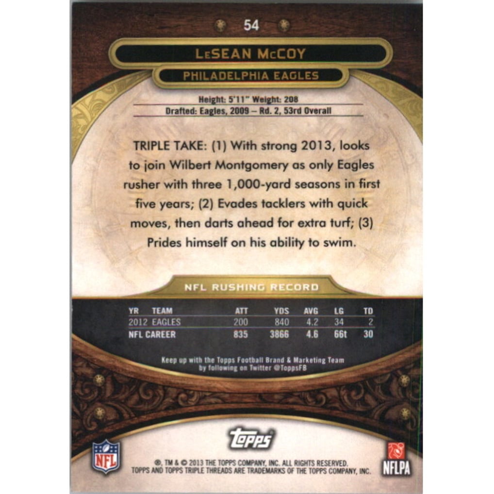 2013 Topps Triple Threads Ruby #54 LeSean McCoy