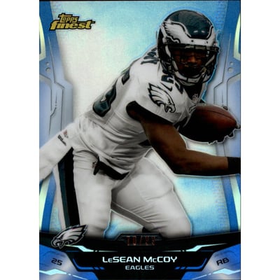 2014 Finest Blue Refractors #67 LeSean McCoy