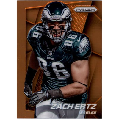 2014 Panini Prizm Prizms Orange #184 Zach Ertz