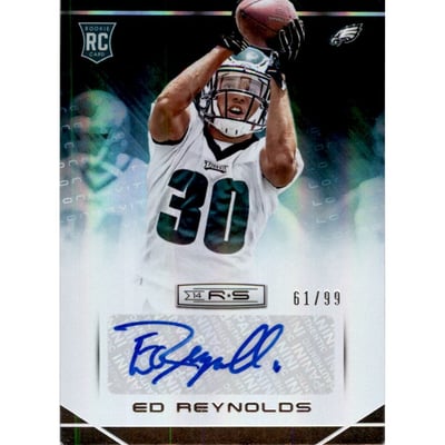 2014 Rookies and Stars Rookie Autographs Longevity Holofoil #135 Ed Reynolds/99
