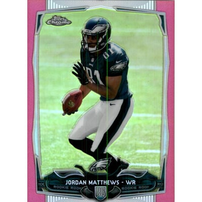 2014 Topps Chrome Mini Pink Refractors #212 Jordan Matthews