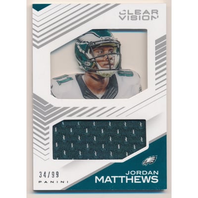 2015 Panini Clear Vision Jerseys #25 Jordan Matthews/99