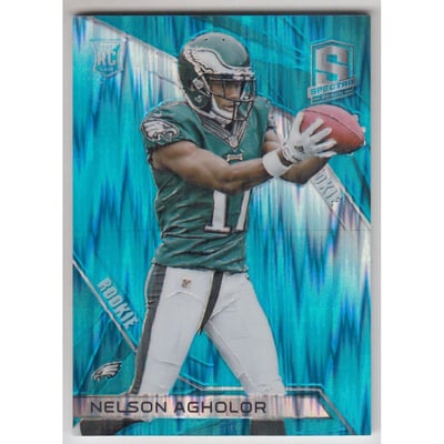 2015 Panini Spectra Neon Blue #124 Nelson Agholor