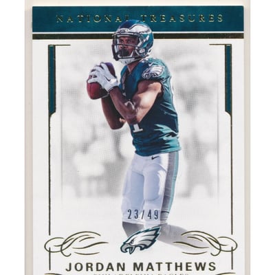 2016 Panini National Treasures Gold #80 Jordan Matthews