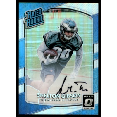 2017 Donruss Optic Rated Rookies Autographs Holo #183 Shelton Gibson/99