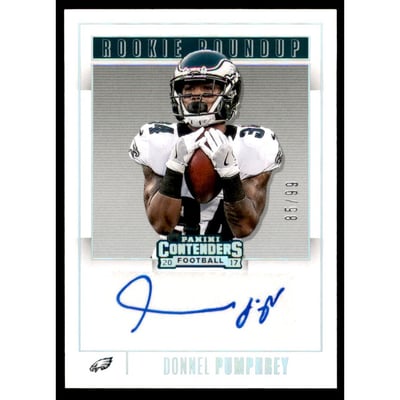 2017 Panini Contenders Rookie Roundup Autographs #32 Donnel Pumphrey/99