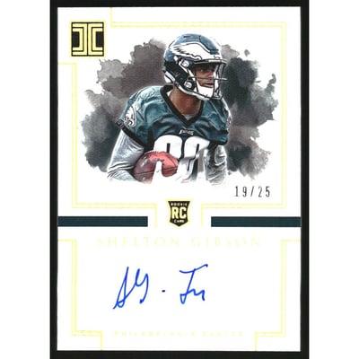 2017 Panini Impeccable Gold #189 Shelton Gibson AU