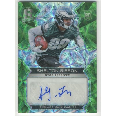 2017 Panini Spectra Neon Green #194 Shelton Gibson AU