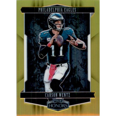 2018 Panini Honors Gold #19 Carson Wentz