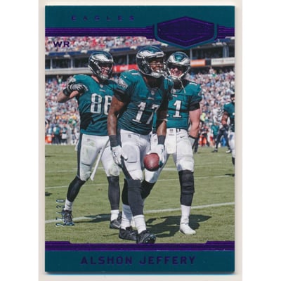 2018 Panini Plates and Patches Purple #158 Alshon Jeffery