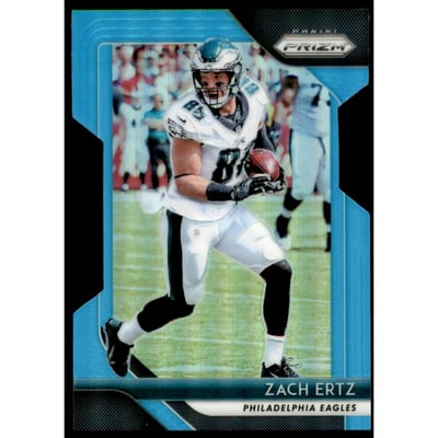 2018 Panini Prizm Prizms Light Blue #41 Zach Ertz