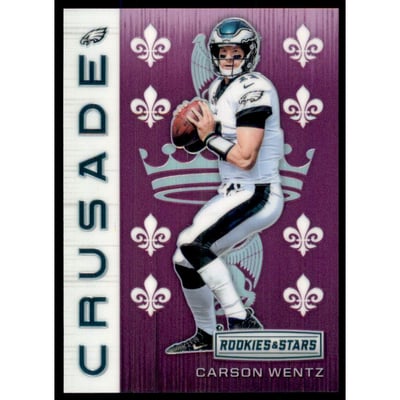 2018 Rookies and Stars Crusade Purple #18 Carson Wentz