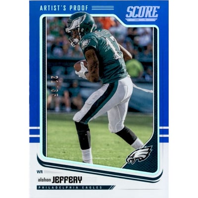 2018 Score Artist's Proof #262 Alshon Jeffery