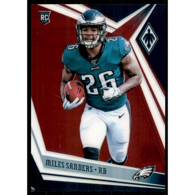 2019 Panini Phoenix Red #120 Miles Sanders