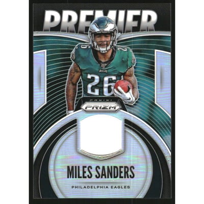 2019 Panini Prizm Premier Jerseys #13 Miles Sanders