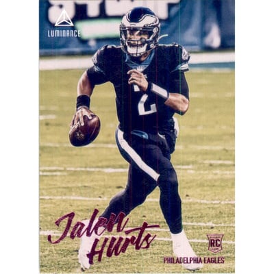 2020 Panini Luminance Pink #210 Jalen Hurts CHRONICLES