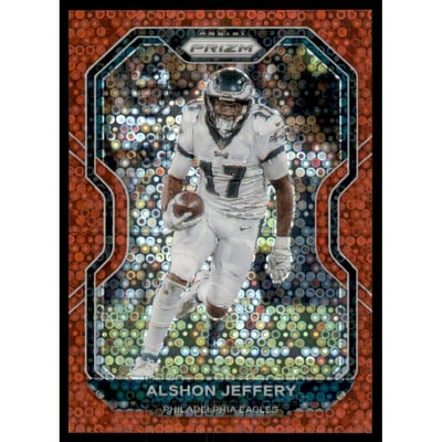 2020 Panini Prizm Prizms No Huddle Red #167 Alshon Jeffery