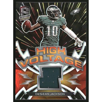 2020 Panini Spectra High Voltage Materials Hyper #12 DeSean Jackson