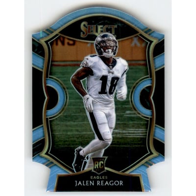 2020 Select Prizm Light Blue Die Cut #68 Jalen Reagor