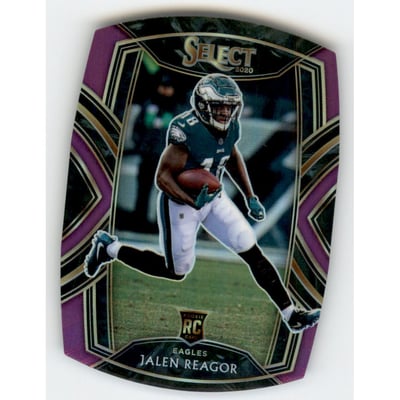2020 Select Prizm Purple Die Cut #268 Jalen Reagor
