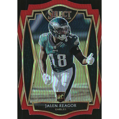 2020 Select Prizm Red Die Cut #168 Jalen Reagor