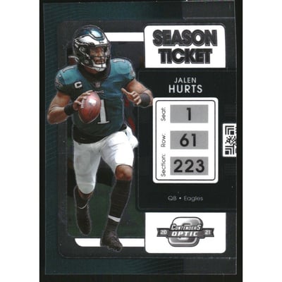 2021 Panini Contenders Optic #12 Jalen Hurts