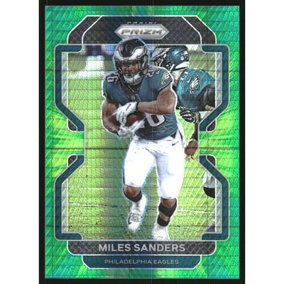 2021 Panini Prizm Prizms Hyper #222 Miles Sanders