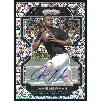 2021 Panini Prizm Rookie Autographs Prizms No Huddle #397 Jamie Newman