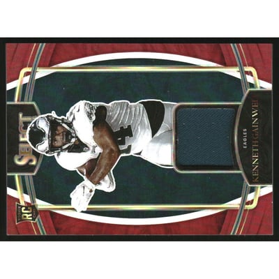 2021 Select Rookie Swatches Prizm Red #17 Kenneth Gainwell