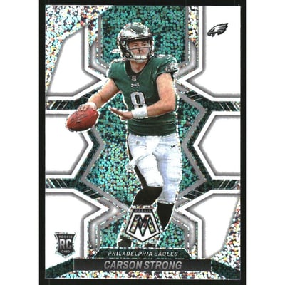 2022 Panini Mosaic White Sparkle #306 Carson Strong