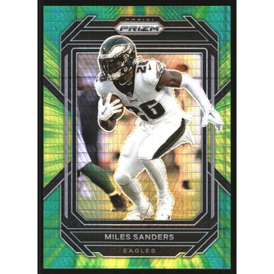 2022 Panini Prizm Prizms Hyper #235 Miles Sanders