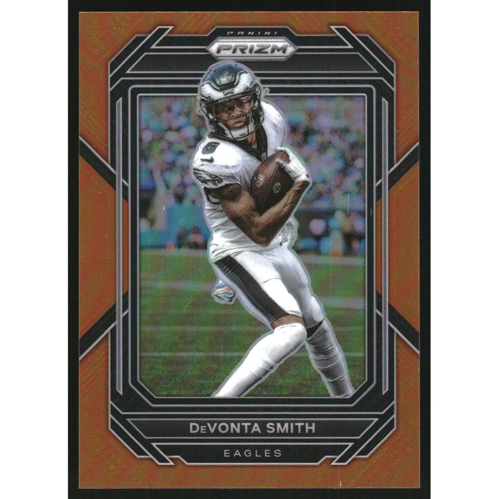 2022 Panini Prizm Prizms Orange #237 DeVonta Smith