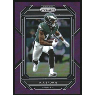 2022 Panini Prizm Prizms Purple #236 A.J. Brown