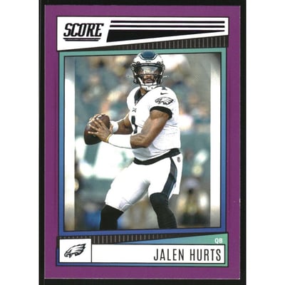 2022 Score Purple #244 Jalen Hurts