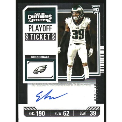 2023 Panini Contenders Playoff Ticket #233 Eli Ricks AU