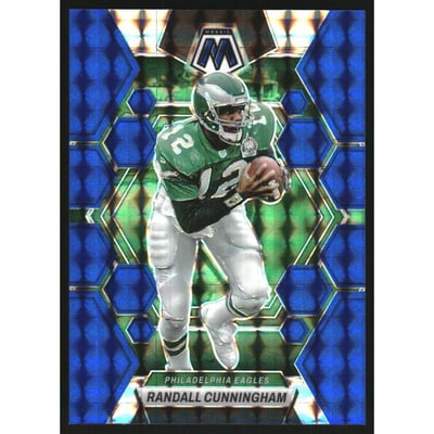 2023 Panini Mosaic Mosaic Blue #199 Randall Cunningham