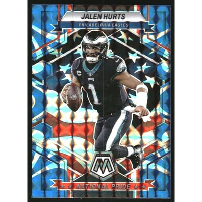 2023 Panini Mosaic Mosaic Reactive Blue #252 Jalen Hurts NP