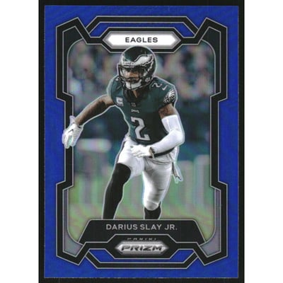 2023 Panini Prizm Prizms Blue #239 Darius Slay Jr.