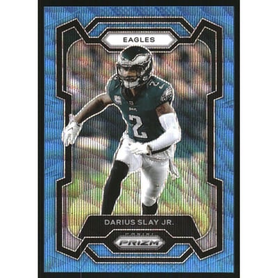 2023 Panini Prizm Prizms Blue Wave #239 Darius Slay Jr.