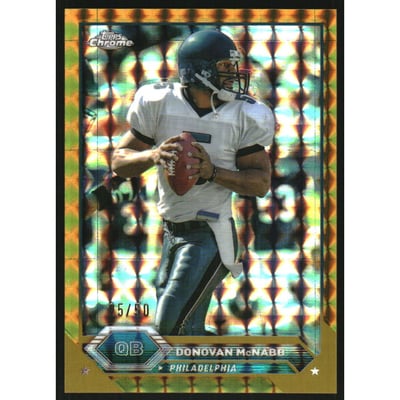 2023 Topps Composite Chrome Gold Geometric Refractors #40 Donovan McNabb