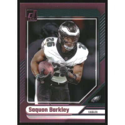 2024 Clearly Donruss Pink #43 Saquon Barkley